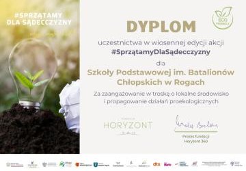 „Sprzątamy dla Sądecczyzny”