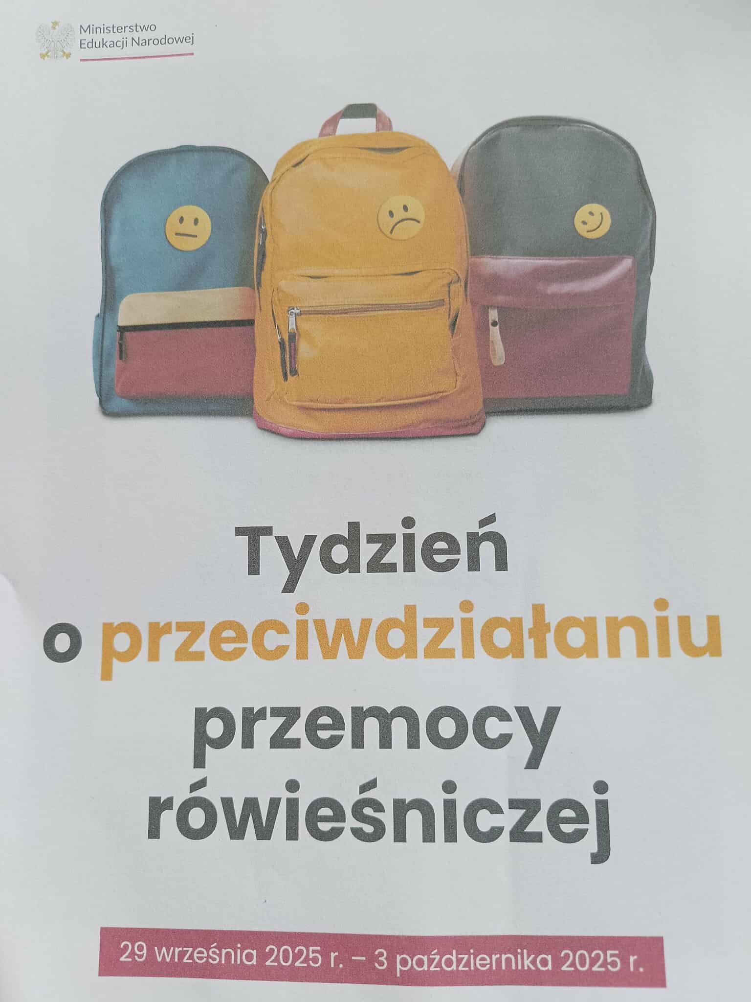 Tydzień o przeciwdziałaniu przemocy rówieśniczej
