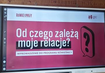 Lekcja z psychologiem w klasie 6