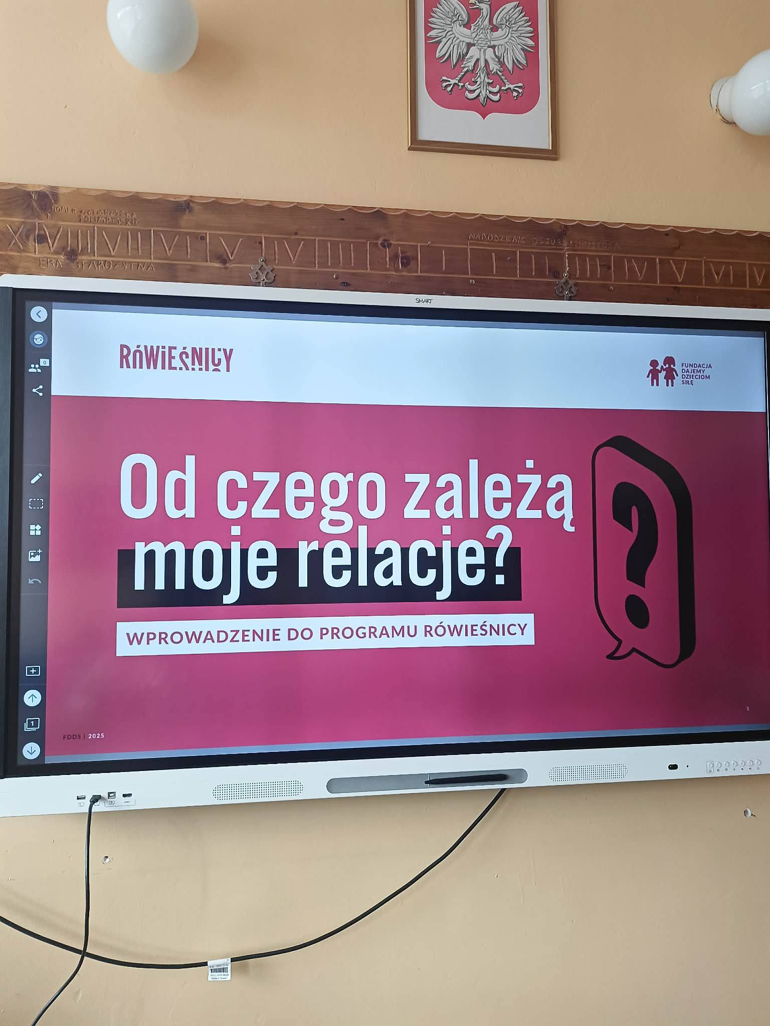 Lekcja z psychologiem w klasie 6