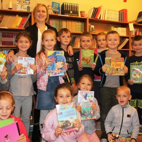 Pierwsza wizyta w bibliotece szkolnej